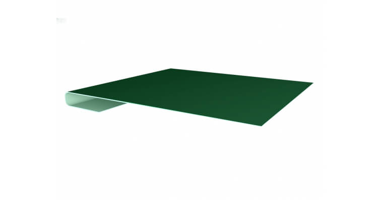 Планка завершающая простая 65мм Drap RAL 6005 зеленый мох