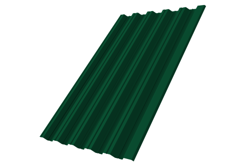 Профнастил HC35R 0,7 PE RAL 6005 зеленый мох