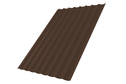 Профнастил С20B Grand Line 0,5 Drap TX RAL 8017 шоколад
