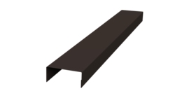 Крышка 45х20 жалюзи Texas 0,5 PurPro RR 32 темно-коричневый (2м)