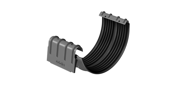 Соединитель желобов Stal Standard, темно-серый