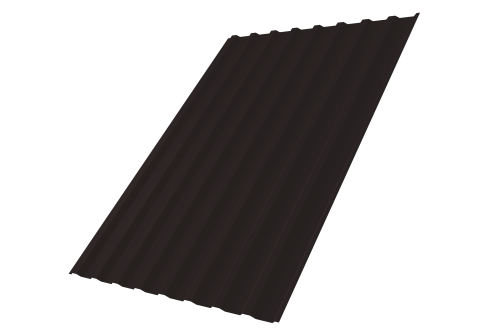 Профнастил С20В 0,45 Drap RAL 9005 черный