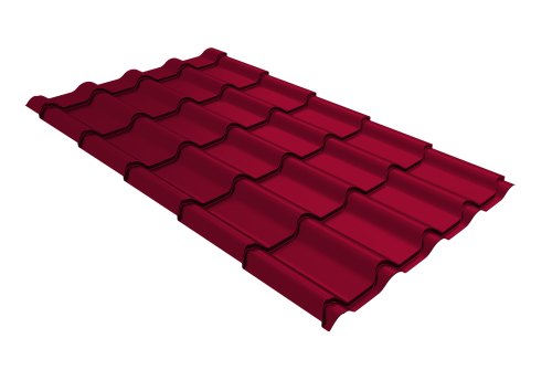 Профиль волновой kamea 0,45 PE RAL 3003 рубиново-красный